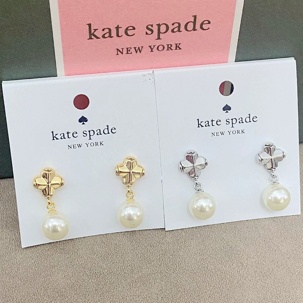 kate spade Pearl Letter Earrings